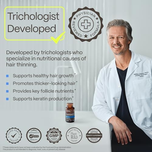 FoliGROWTH® Hair Growth Supplement for Women & Men | For Thicker, Fuller Hair | American Hair Loss Association Approved | Supports Thinning Hair