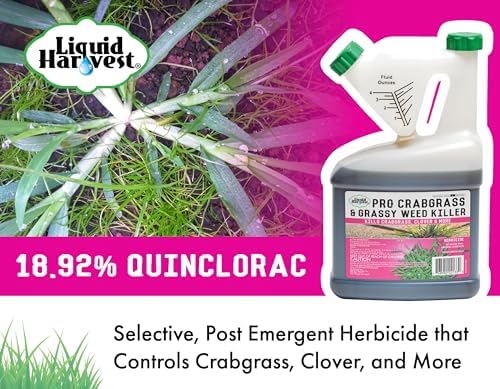 Pro Crabgrass & Grassy Weed Killer - 18.92% Quinclorac (Compare to Drive XLR8) – Concentrated Professional Crabgrass Herbicide – Quick Drying with Residual Control - 64 Ounces