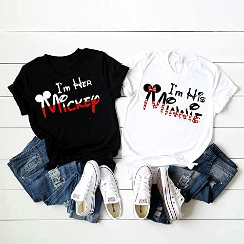 Matching Shirts for Couples His and Her Couples Love Shirt Set Men's Women T-Shirts Husban Wife Outfit.