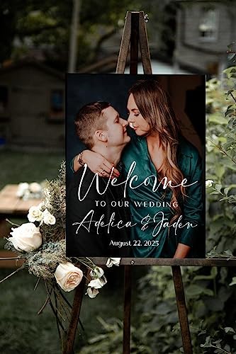 Generic Wedding Sign, Personalized Wedding Welcome Sign, 3 Available Sizes, Corrugated Plastic, Indoor & Outdoor Use