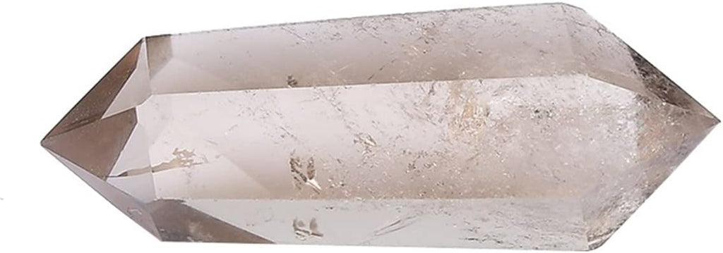 Crystal Stone 1PC Natural Smoky Quartz Crystal Hexagonal Double Terminated Points Mineral Jewelry Gift Presents