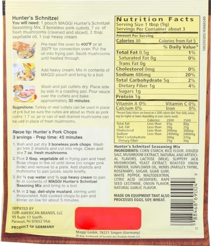 Maggi Mix Seasoning Jagger Schnitzel, 0.952 oz