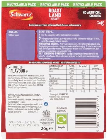 Schwartz Classic Roast Lamb Gravy 26g