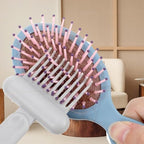 2Pcs Hair Brush Cleaning Tool 2-in-1 Comb Cleaner with Pick and Bristles Hair Brushes Remover Rake Portable Brush Cleaners Combs Cleaner Effective Comb Cleaners for Home and Salon Removing Hairs Dust