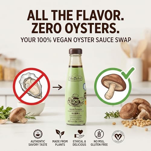 Megachef Premium Mushroom (Vegan Oyster) Sauce 8.1Oz (230g)