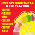 Chupa Chups Flower Lollipop Bouquet, Assorted Fruity Flavors, Easter Candy, Easter Basket Essentials Stuffers for Kids and Adults, Fun Individually Wrapped, 19 Lollipops