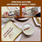 Mini Handheld Coffee Print, Portable Inkjet Printer & Edible Printer for Cakes Bread Coffee Foodies Art Cooking