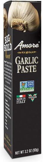 Amore All Natural Garlic Paste, 3.2 Ounce Tube