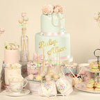 Jspupifip 64 Pcs Acrylic Cake Alphabet Numbers Topper, Mirror Number 0-9 and Alphabet A-Z Personalized Cake Picks Decor Anniversary Wedding Baby Shower Party Supplies(Gold)