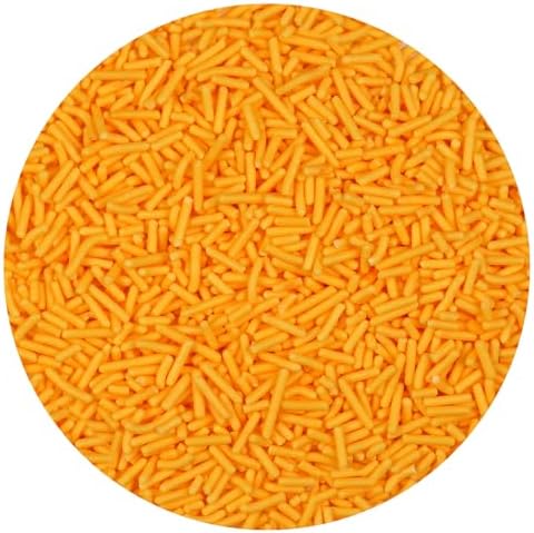 Yellow Sprinkles Jimmies 3.17 oz, Sprinkles For Cake Decorating, Cake Sprinkles, Sprinkles For Baking, Ice Cream & More, The Hampton Candy Company