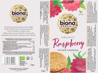 BIONA Organic Raspberry Filled Cookies, 175 GR