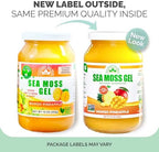Wildcrafted Irish Sea Moss Gel | Made in USA | Rich in Vitamins & Minerals | Sea Moss Gel Raw | Nutritional Supplement | Mango Pineapple (1 Jar)