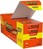 REESE'S Milk Chocolate Snack Size Peanut Butter Cups, Candy Pantry Pack, 13.75 oz (25 Pieces)
