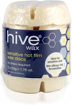 Hive Beauty Sensitive Hot Film Brazilian Depilatory Wax Discs 5 x 50g CODE: HOB5587