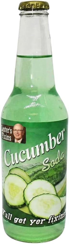 Rocket Fizz Cucumber Soda 12 Fl Oz Bottle