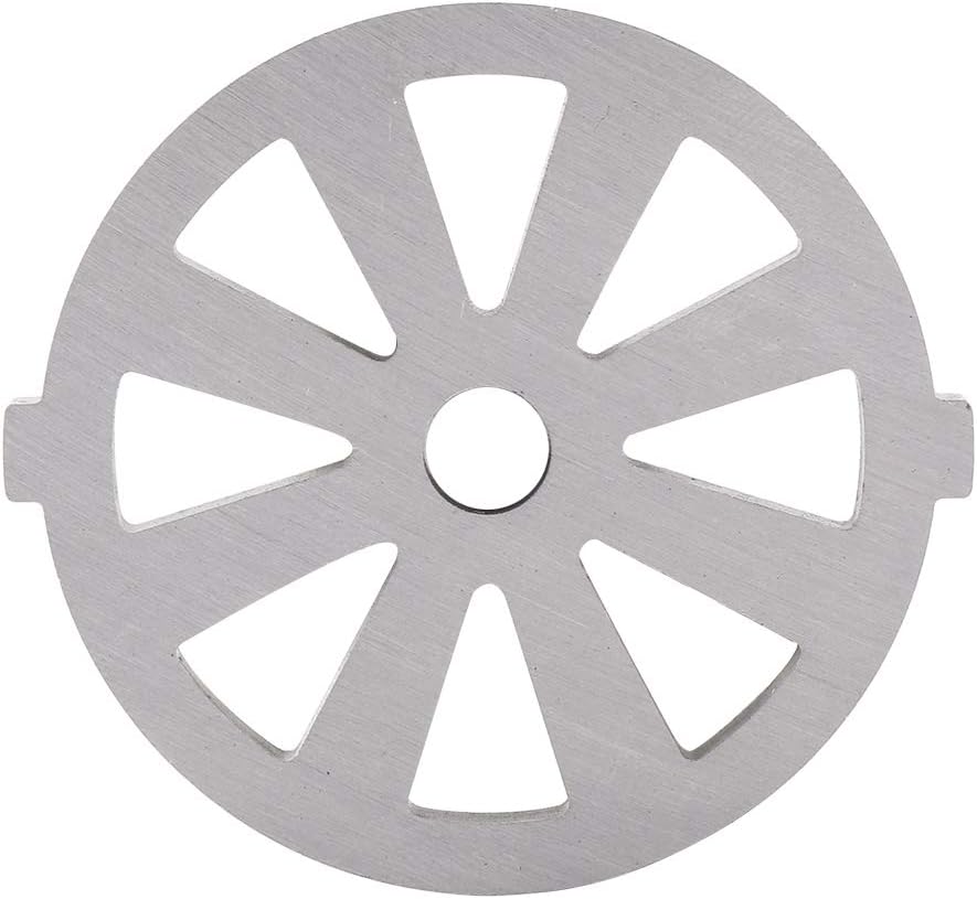 Fdit Meat Grinder Crusher Mincer 7mm Alloy Plate Disc Knife for Quick Mincing