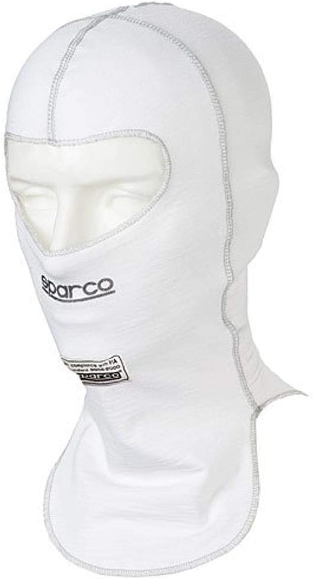 Sparco Mens Head Sock(White, Adult), 1 Pack