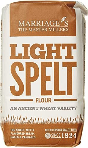 Marriage's Light Spelt flour 1kg - Pack of 2