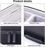 LinMei Hard Travel Case Compatible with Philips Norelco Multigroom Series 3000 5000 7000 MG3750 MG5750/49 MG7750/49 Men's Electric Shaver and Attachments Razor Storage Bag Organizer
