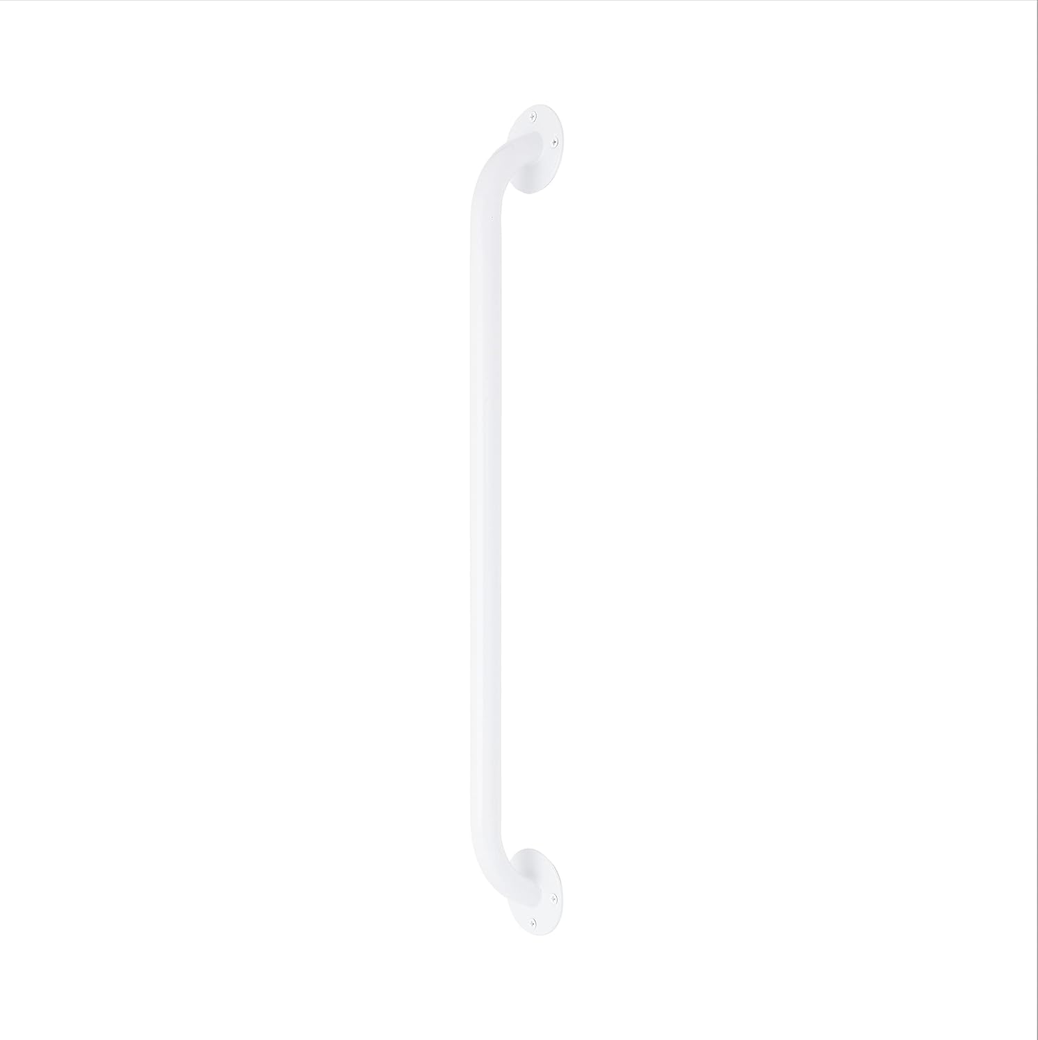 Medline White 24” Grab Bar for Shower & Bathtub, Independence Aid & Ease of Movement — For Elderly, Handicapped or Seniors, 300 lb. Capacity, 1 Bar