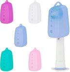 5 Packs Toothbrush Covers, Silicone Toothbrush Covers Caps for for Electric Toothbrush Replacement Head & Manual Toothbrush, Toothbrush Travel Essentials