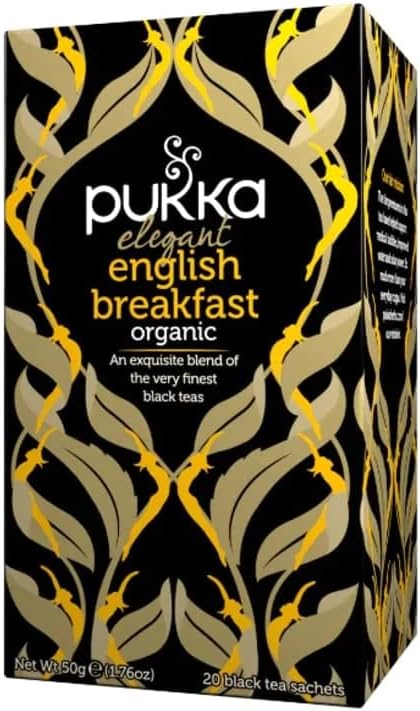 PUKKA Elegant English Breakfast Tea, 20 CT