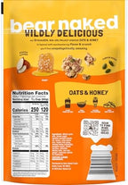 Bear Naked Granola Cereal, Whole Grain Granola, Breakfast Snacks, Oats and Honey, 11oz Bag (1 Bag)