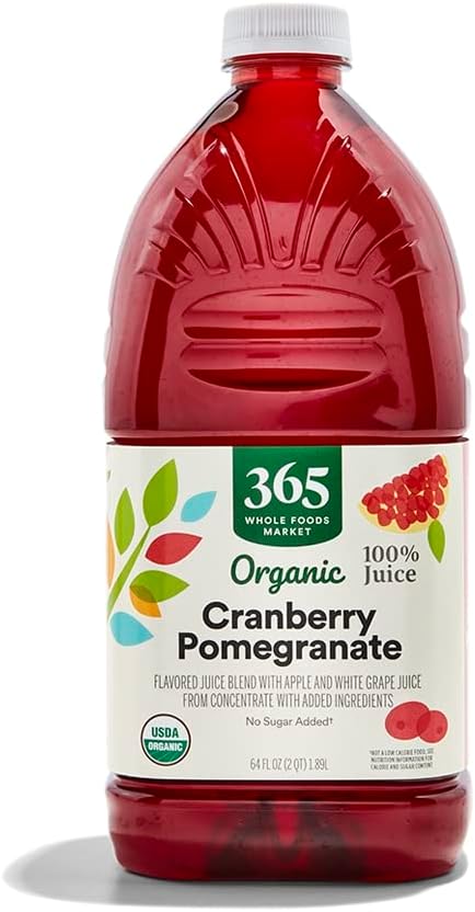 365 by Whole Foods Market, Organic Cranberry-Pomegranate Juice Blend, 64 Fl Oz