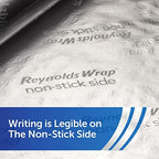 Reynolds Wrap Non-Stick Aluminum Foil Roll, Non-Stick Foil for Cooking, Freezer Safe, Features a Secure Easy Open and Close Tab, 12 Inches Wide, 50 Total Sq. Ft.