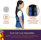 Special Supplies Sensory Compression Vest Deep Pressure Comfort (Blue, Meduim)