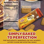 Osem Petit Beurre Cookies - Light and Crispy Tea Biscuits, for Coffee, Breakfast, or Dessert - 8.8oz (Pack of 6)