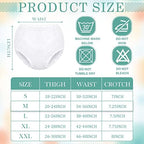Weewooday 10 Pcs Adult Plastic Pants, Medium, White, Waterproof Incontinence Underpants, EVA Pull on Cover Pants, Leak Proof, Washable Incontinence Pants for Men and Women