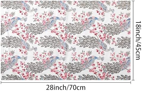 uxcell Premium Cotton Kitchen Towels, Thick and Large, Animal and Floral Printed Design Towels, 18x28 Inches 4 Pack Phoenix
