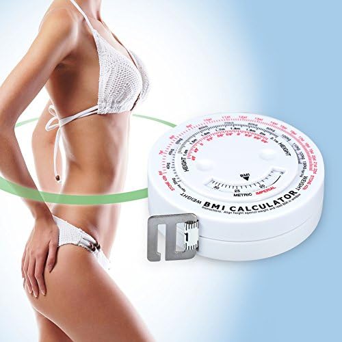 Body Measuring Tape for Men & Women – Retractable Fitness Tape Measure, BMI & Body Fat Calculator, Arms, Chest, Thigh & Waist Measurement for Weight Loss & Fitness Goals