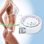 Body Measuring Tape for Men & Women – Retractable Fitness Tape Measure, BMI & Body Fat Calculator, Arms, Chest, Thigh & Waist Measurement for Weight Loss & Fitness Goals