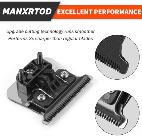 GRAPHITE 3.0 Replacement Blade for All BaBylissPRO FX787 & FX726 Trimmers, Ultra Precise FX707B Replacement Blades Compatible with BaByliss Trimmer Blades, Black