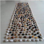 Eliteshine Natural Pebbles Reflexology Foot Massage Yoga Mat Stay Home Exercise Walkway