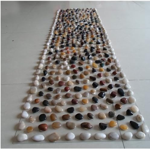Eliteshine Natural Pebbles Reflexology Foot Massage Yoga Mat Stay Home Exercise Walkway