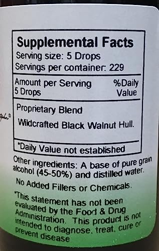 Christopher’s Original Formulas Black Walnut Extract, Herbal Liquid Supplement, 2 oz