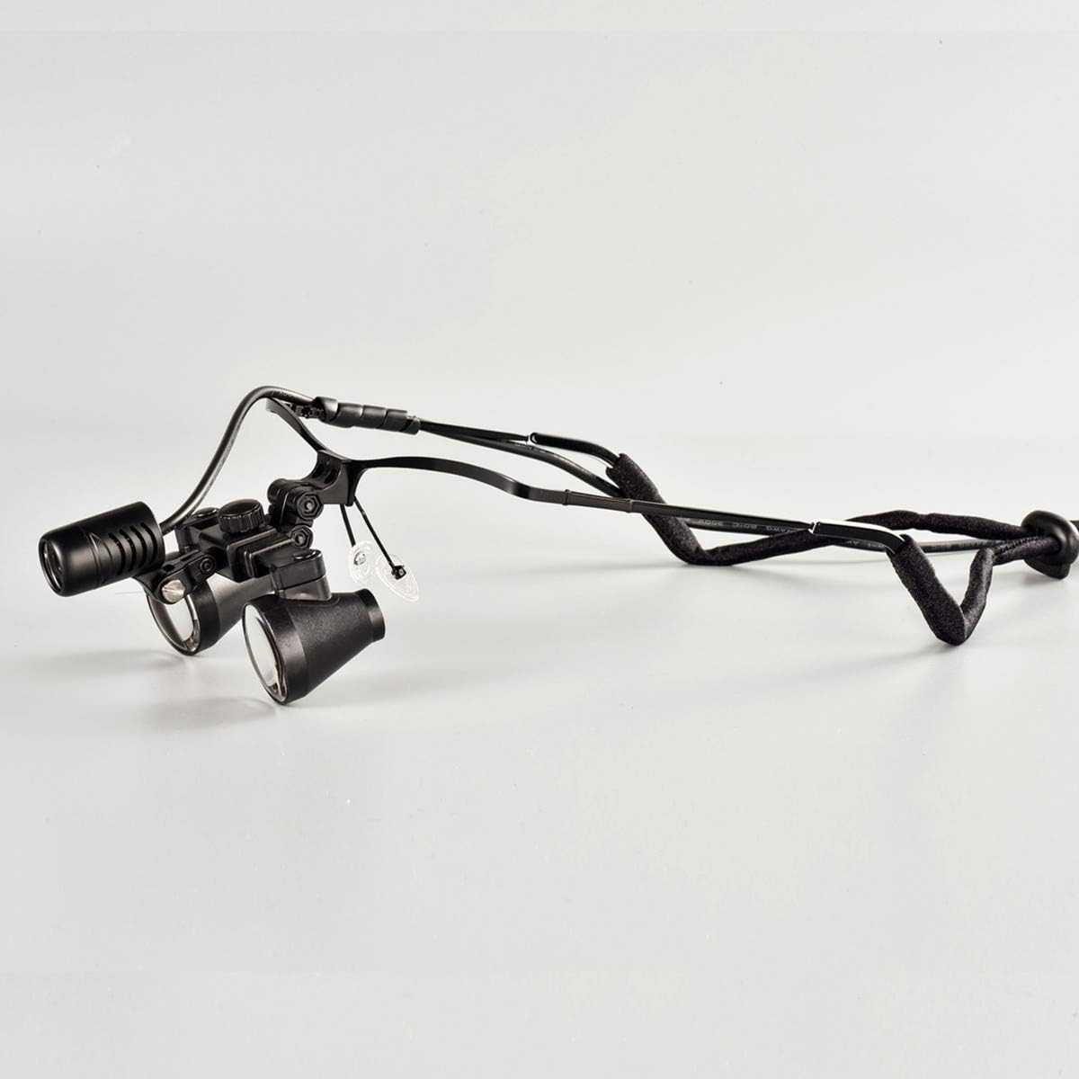 2.5X 3X 3.5X Optional Half Frame Binocular Surgical Dental Loupes with Led Headlight (Magnification:2.5X, Working Distance:L(440-540 mm))