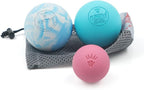 KSONE Massage Lacrosse Balls -Massage Balls for Myofacial Release&Trigger Point Therapy-Set of 2-Hard Lacrosse Massage Ball &Soft Massage Ball with one mini Ball