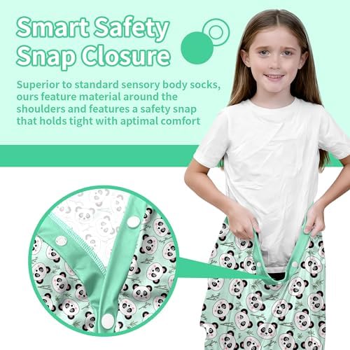 Sensory Sock Body Sock,Large 9-12 Years, Stretchable Sensory Sack - Help Kids Relax and Focus - Stress Relief Anxiety Autism ADHD Tactile Items for Therapeutic Play