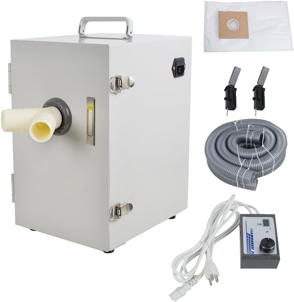 Digital Dental Dust Collector Professional 500W High Power Double Impeller Vacuum Cleaner Artificer Room Dentistry Lab Dust Suction System(3-7Fast Delivery)