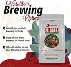 Birdee Vietnamese Coffee – 1 LB, Medium Roast Whole Bean, Arabica and Robusta, Hand-Picked, Resealable Bag, Smooth Flavor, Low Acid, High Caffeine, Single-Origin