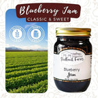 Redhawk Farms Blueberry Jam - Blueberry Preserves - Homemade Jams, Jellies, & Preserves (18 Oz, Pack of 2)