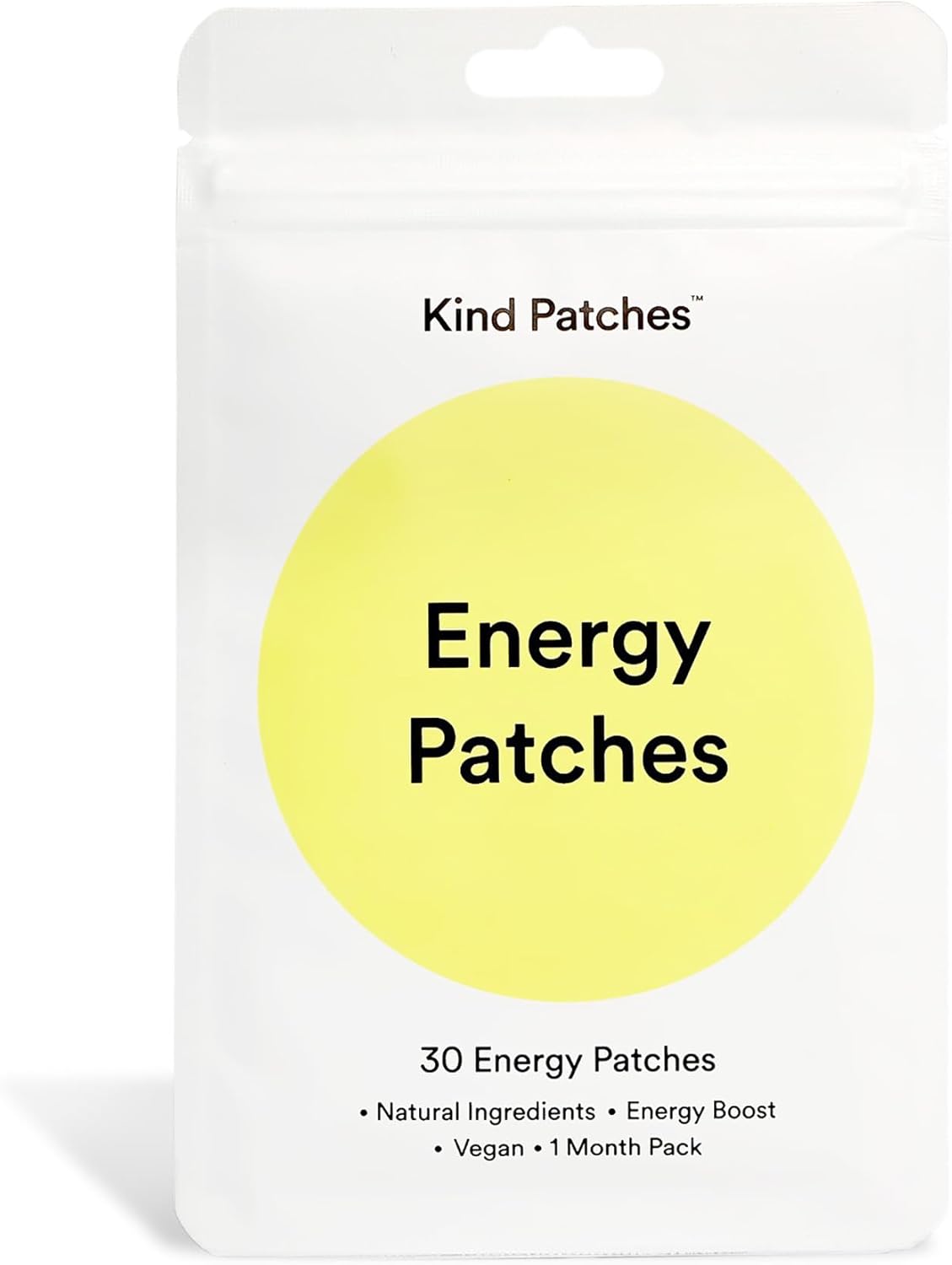 Kind Patches Energy Patches - Vegan, Latex Free - 30 Count