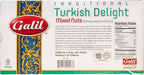 Turkish Delight Galil (Rahat Lokum) Mixed Nuts Flavor Gift Box – Authentic Traditional Turkish Dessert with Pistachios, Hazelnuts & Almonds, Handmade in Turkey, Soft Chewy Powdered Sugar Coated Lokum, Kosher & Vegan Gourmet Middle Eastern Candy, 16oz/454g