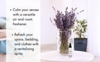 Bed & Body Lavender Aromatherapy Mist Travel Size | Calm, Relax, Unwind | All-Natural Spray for Linens, Bed, & Body Made with Pure Lavender Essential Oil, Made in USA by Nature's Apothecary (2 oz)