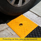 Nisorpa 2'' Rise Rubber Curb Ramp Heavy Duty Loading Rubber Curb Ramps 22000lbs (10 Ton) Driveway Ramp Car Slope Threshold Ramps for Loading Dock Bike Vehicle Warehouse Sidewalk Wheelchair
