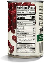 365 by Whole Foods Market, Organic Dark Red Kidney Beans, 15.5 Ounce (Pack of 4)